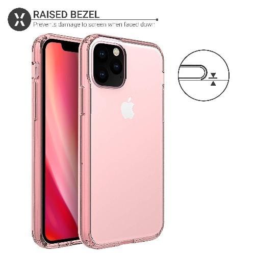 SaharaCase - Crystal Series Case - iPhone 11 Pro Max 6.5" - Clear Rose Gold - Sahara Case LLC