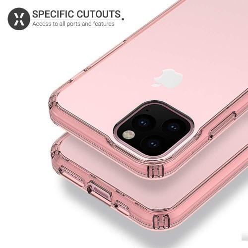 SaharaCase - Crystal Series Case - iPhone 11 Pro Max 6.5" - Clear Rose Gold - Sahara Case LLC