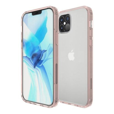 SaharaCase - Hard Shell Series Case - for Apple iPhone 12 & iPhone 12 Pro 6.1" (2020) - Clear Rose Gold