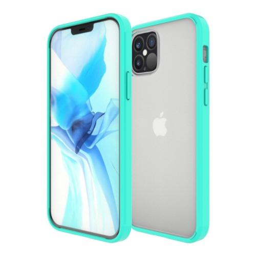 Hard Shell Series Clear Teal iPhone 12 & iPhone 12 Pro Case