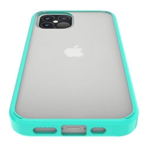 SaharaCase - Crystal Series Case - iPhone 12 & iPhone 12 Pro 6.1" - Clear Teal - Sahara Case LLC