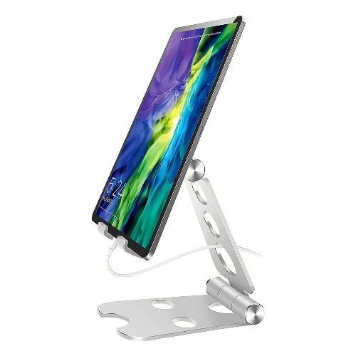 SaharaCase - Foldable Stand - for Most CellPhones and Tablets - Silver - Sahara Case LLC