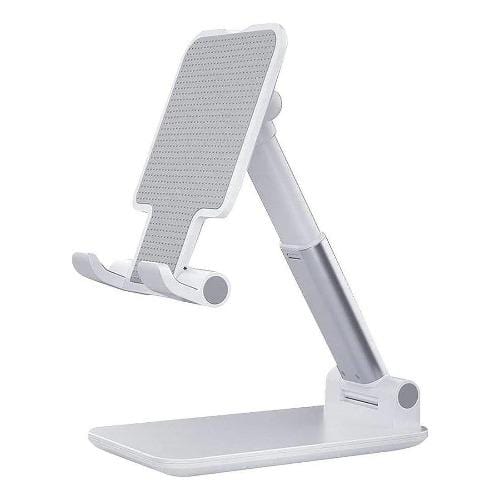 SaharaCase - Foldable Stand - for Most CellPhones and Tablets - White - Sahara Case LLC