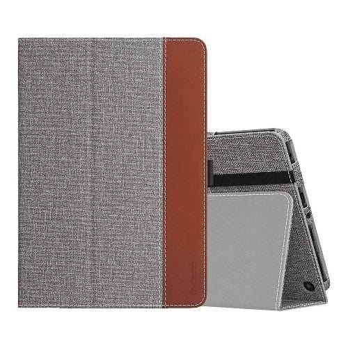 SaharaCase - Folio Series Case - for Amazon Fire HD 8 and Fire HD 8 Plus (10th Gen 2020) - Gray - Sahara Case LLC