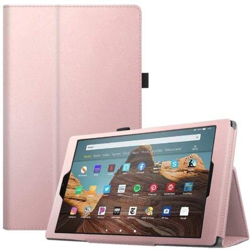 SaharaCase - Folio Series Case - Kindle Fire HD 10 (2019) - Rose Gold - Sahara Case LLC