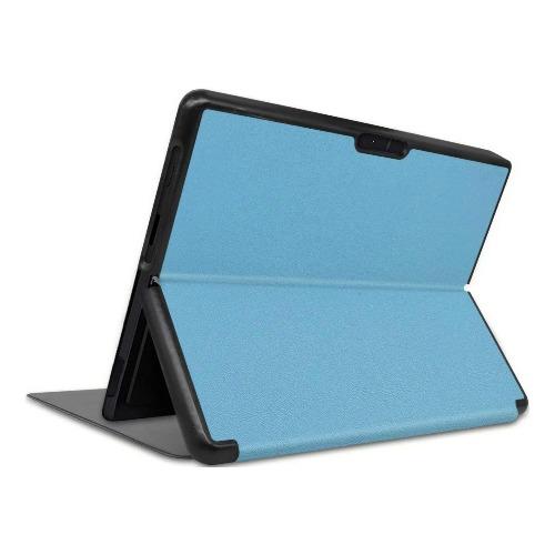 SaharaCase - Folio Series Case - Microsoft Surface Pro X - Aqua - Sahara Case LLC