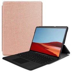SaharaCase - Folio Series Case - Microsoft Surface Pro X - Rose Gold - Sahara Case LLC