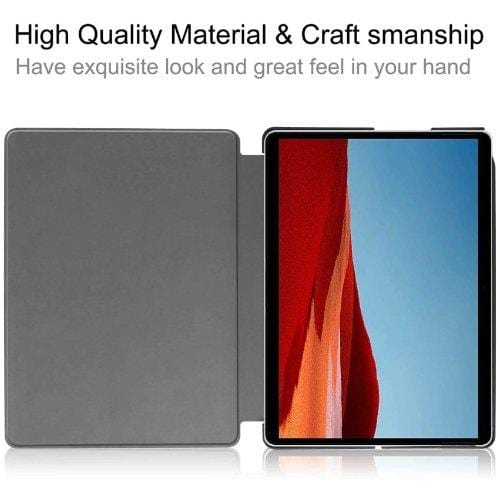 SaharaCase - Folio Series Case - Microsoft Surface Pro X - Rose Gold - Sahara Case LLC