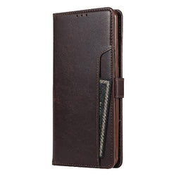 Brown Faux Leather Note20 Ultra Wallet Case 