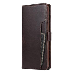 Brown Faux Leather Note 20 Wallet Case