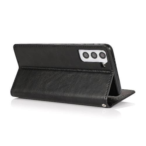 SaharaCase - Folio Wallet Series Case - for Samsung Galaxy S21+ Plus 5G - Black - Sahara Case LLC