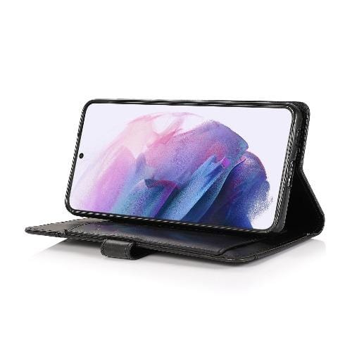 SaharaCase - Folio Wallet Series Case - for Samsung Galaxy S21 Ultra 5G - Black - Sahara Case LLC
