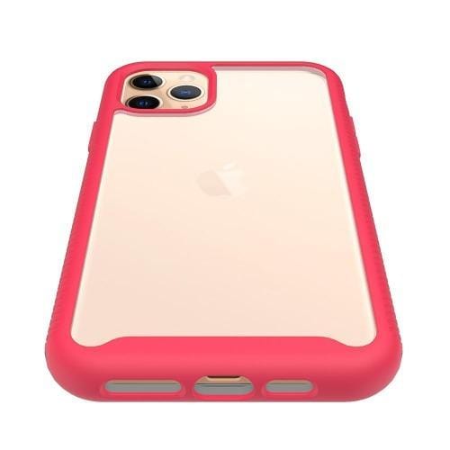 SaharaCase - Full Protection Series Case with Built-in Screen Protector - iPhone 11 Pro Max 6.5" - Rose Clear - Sahara Case LLC