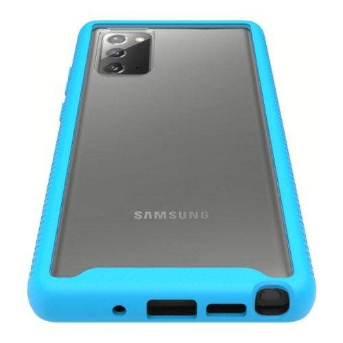 SaharaCase - Grip Series Case - for Samsung Galaxy Note 20 5G - Aqua/Clear - Sahara Case LLC