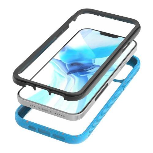 SaharaCase - GRIP Series Case - iPhone 12 & iPhone 12 Pro 6.1" - Aqua - Sahara Case LLC