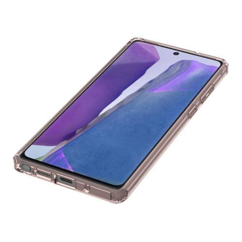 SaharaCase - Hard Shell Series Case - for Samsung Galaxy Note 20 5G - Rose Gold/Clear - Sahara Case LLC
