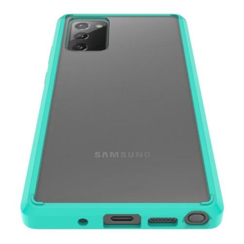 SaharaCase - Hard Shell Series Case - for Samsung Galaxy Note 20 5G - Teal/Clear - Sahara Case LLC