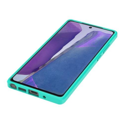 SaharaCase - Hard Shell Series Case - for Samsung Galaxy Note 20 5G - Teal/Clear - Sahara Case LLC