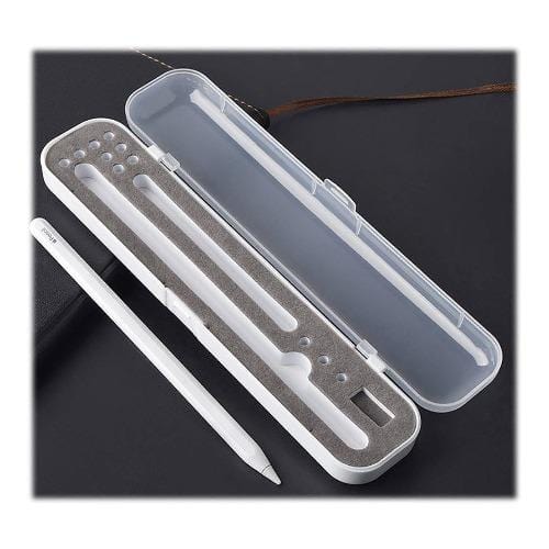 SaharaCase - Holder Case - for Apple Pencil, Samsung Stylus Pen, and Microsoft Surface Pen - Clear - Sahara Case LLC