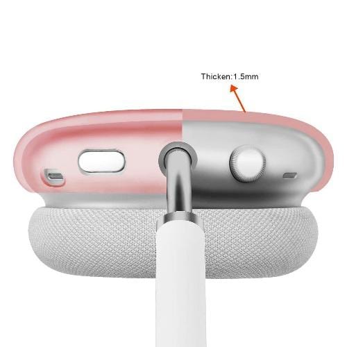 SaharaCase - Hybrid Flex Case - for Apple AirPods Max - Transparent Pink - Sahara Case LLC