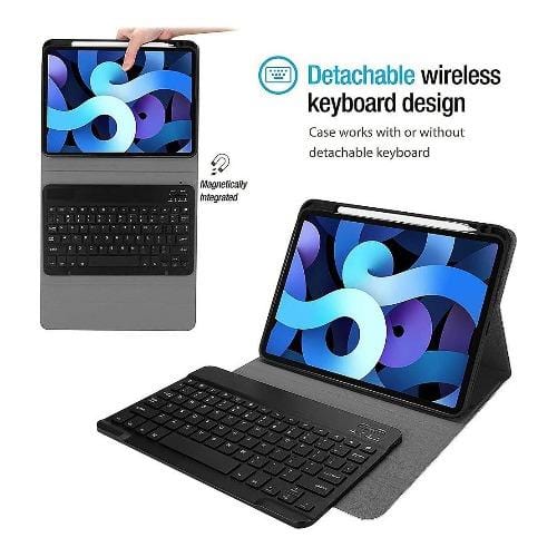 SaharaCase - Keyboard Folio Case - for iPad Air 10.9" (4th Gen 2020) - Black - Sahara Case LLC