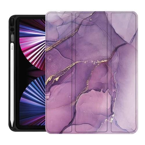 SaharaCase - Marble Folio Case for Apple iPad Pro 11" (3rd Gen 2021) - Purple - Sahara Case LLC