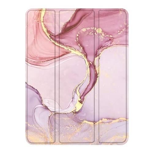 SaharaCase - Marble Folio Case for Apple iPad Pro 12.9" (5th Gen 2021) - Pink - Sahara Case LLC