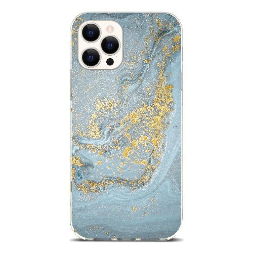 Blue iPhone 12 & iPhone 12 Pro Case - Marble Series Case
