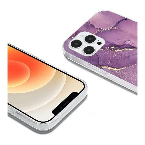 SaharaCase - Marble Series Case - iPhone 12 & iPhone 12 Pro 6.1" - C - Sahara Case LLC