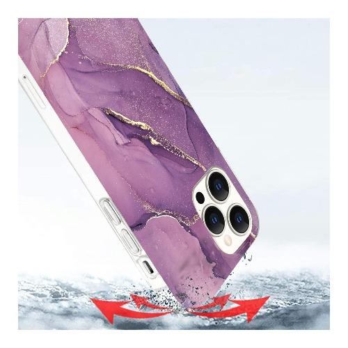 SaharaCase - Marble Series Case - iPhone 12 Pro Max 6.7" - C - Sahara Case LLC