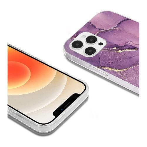 SaharaCase - Marble Series Case - iPhone 12 Pro Max 6.7" - C - Sahara Case LLC