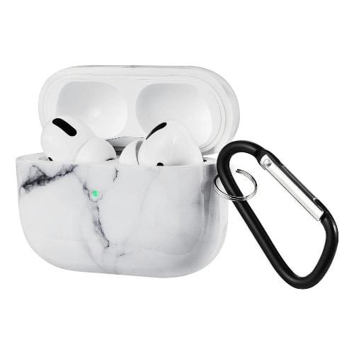 White Marble AirPods Pro Case and Kit