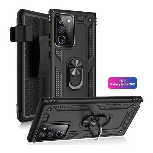 SaharaCase - Military Kickstand Series Case for Samsung Galaxy Note20 Ultra - Black - Sahara Case LLC