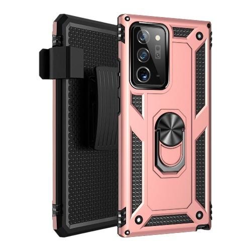 SaharaCase - Military Kickstand Series Case for Samsung Galaxy Note20 Ultra - Rose Gold - Sahara Case LLC