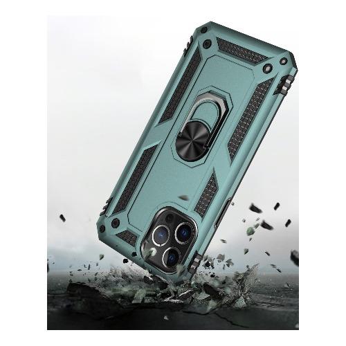 SaharaCase - Military Kickstand Series Case - iPhone 12 & iPhone 12 Pro 6.1" - Green - Sahara Case LLC