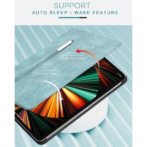 SaharaCase - Multi-Angle Case for Apple iPad Pro 11" (3rd Gen 2021) - Aqua - Sahara Case LLC