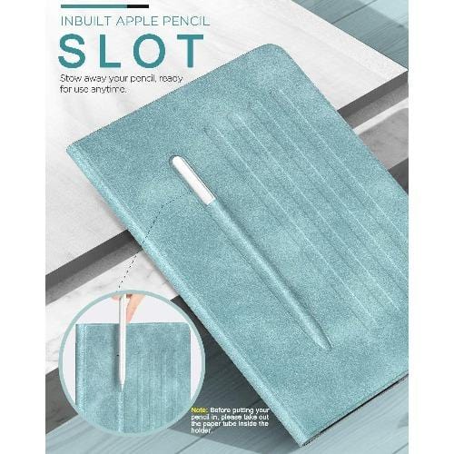 SaharaCase - Multi-Angle Case for Apple iPad Pro 12.9" (5th Gen 2021) - Aqua - Sahara Case LLC