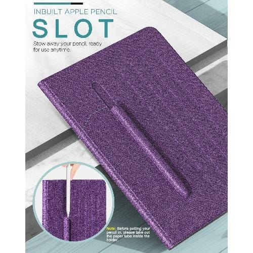 SaharaCase - Multi-Angle Folio Case for Apple iPad Pro 11" (3rd Gen 2021) - Purple - Sahara Case LLC