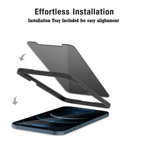SaharaCase - Privacy Glass Screen Protector - iPhone 12 & iPhone 12 Pro 6.1" - Sahara Case LLC