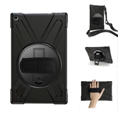 SaharaCase - Protection Case for Amazon Kindle Fire HD 10 (2017-2019) - Black - Sahara Case LLC