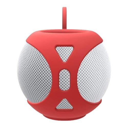 SaharaCase - Silicone Sleeve Case - for Apple HomePod Mini - Red - Sahara Case LLC