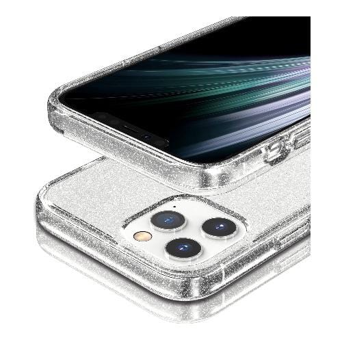 SaharaCase - Sparkle Series Case - iPhone 12 & iPhone 12 Pro 6.1" - Clear - Sahara Case LLC