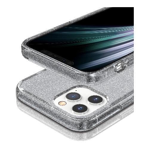 SaharaCase - Sparkle Series Case - iPhone 12 & iPhone 12 Pro 6.1" - Clear Black - Sahara Case LLC