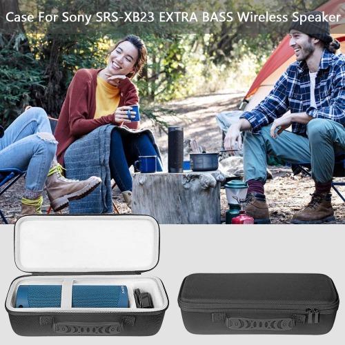SaharaCase - Travel Carrying Case - for Sony SRS-XB23 Bluetooth Speaker - Black - Sahara Case LLC