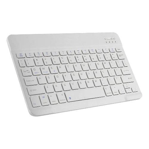 SaharaCase - Wireless Bluetooth Keyboard - for Most Tablets and Computers - White - Sahara Case LLC
