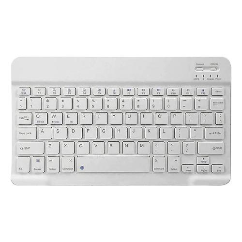 SaharaCase - Wireless Bluetooth Keyboard - for Most Tablets and Computers - White - Sahara Case LLC