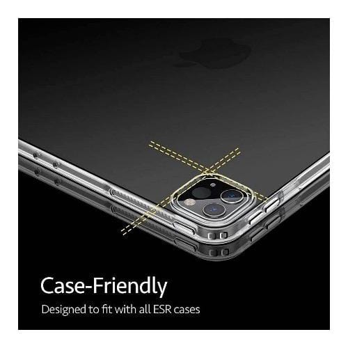 SaharaCase - ZeroDamage Tempered Glass Lens Hood for Apple iPad Pro 12.9" (4th Generation 2020) Camera Lenses - Clear - Sahara Case LLC