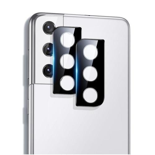 ZeroDamage - FlexiGlass Camera Lens Protector - for Samsung Galaxy S21+ Plus 5G (2-Pack) - Black - Sahara Case LLC