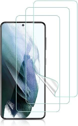 ZeroDamage - FlexOn Film Screen Protector - for Samsung Galaxy S21+ Plus 5G (3-Pack) - Clear - Sahara Case LLC