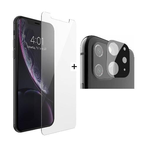 ZeroDamage Glass Screen Protector + Camera Glass Protector iPhone 11 6.1" - Sahara Case LLC